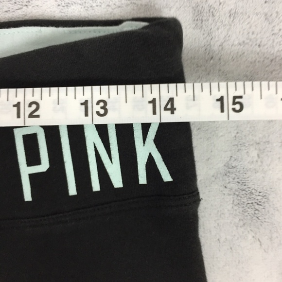 Victoria Secret PINK Yoga Leggings Womens Small Black Tapered - Picture 9 of 11